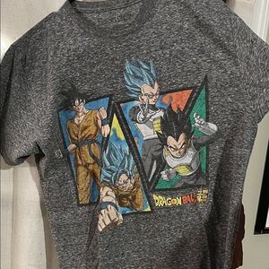 Dragon Ball Z Gray Graphic Tee